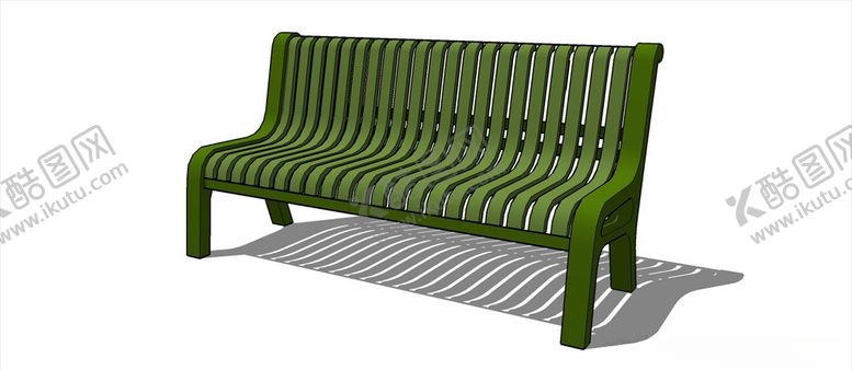 编号：55260010110215417155【酷图网】源文件下载-公园长凳公园长椅椅子凳子