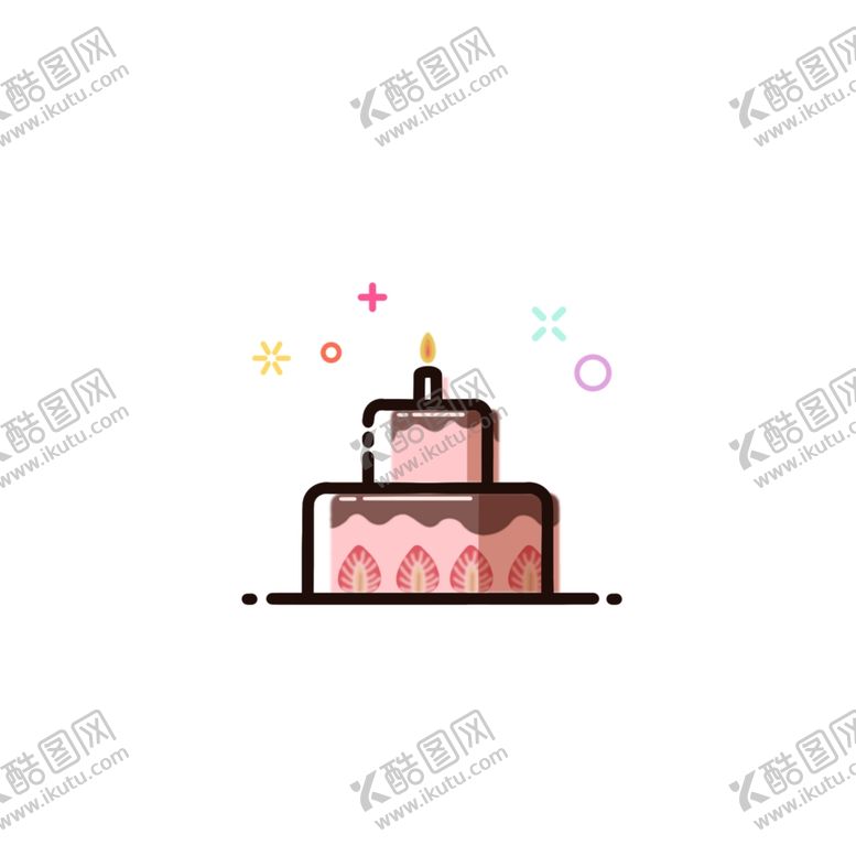 编号：43865810251018545104【酷图网】源文件下载-卡通生日蛋糕
