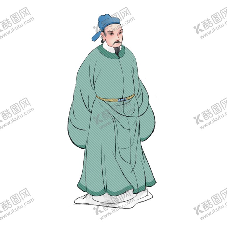 编号：11555509291958197741【酷图网】源文件下载-国学人物插画