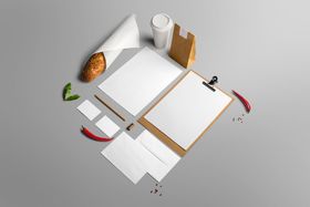 品牌VI样机logo贴图学习场景