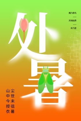 处暑宣传素材传统