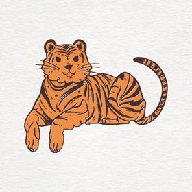 卡通老虎