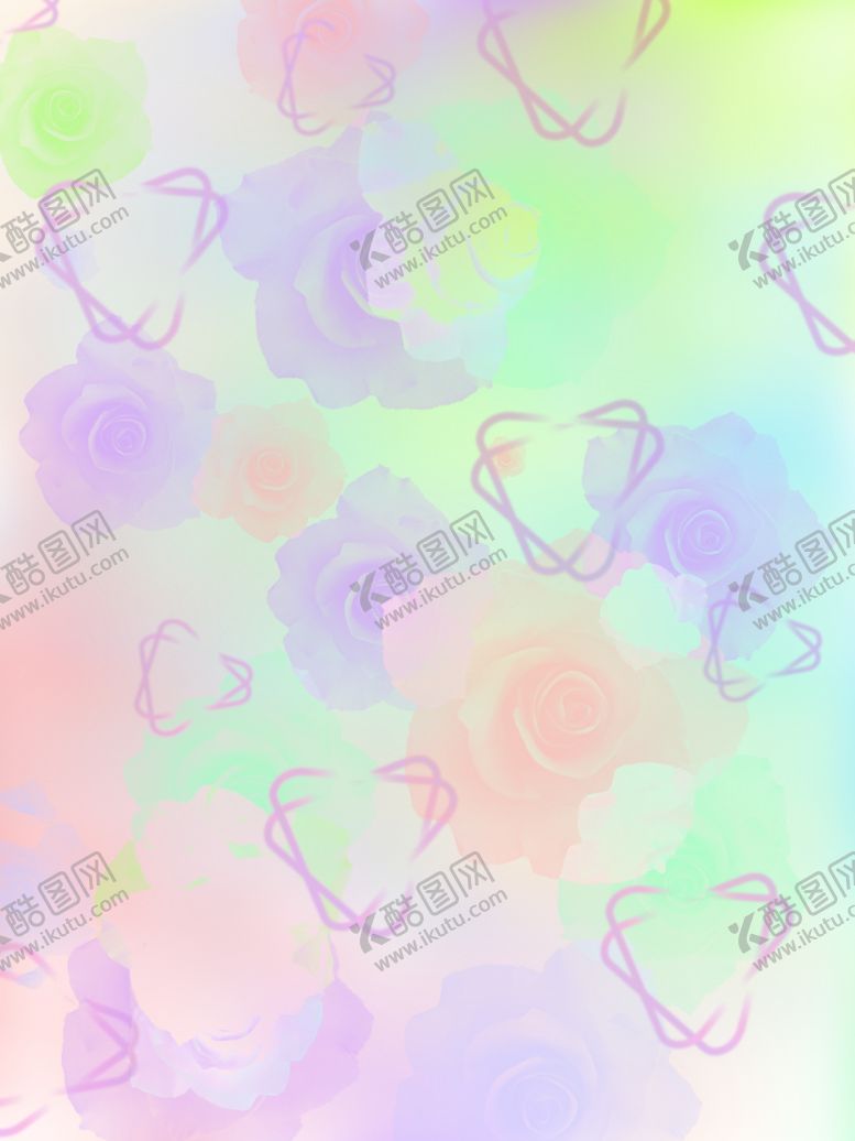 编号：42786409192256202567【酷图网】源文件下载-彩色月季背景