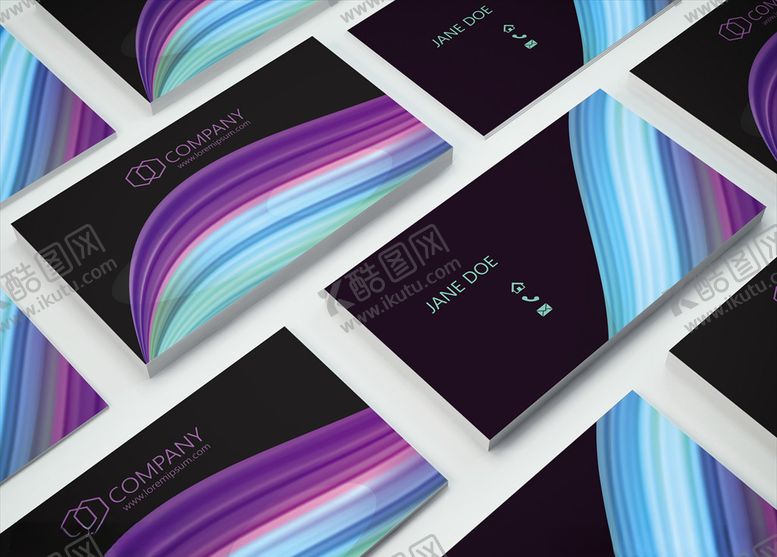 编号：86204909211900479901【酷图网】源文件下载-矢量名片模板