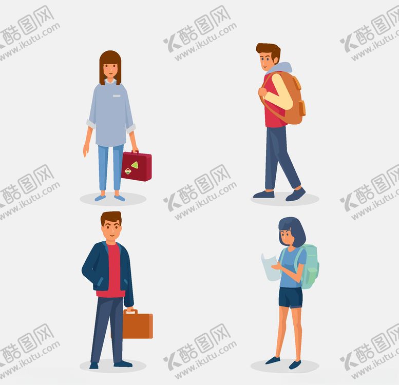 编号：83281010112135539575【酷图网】源文件下载-旅客游客