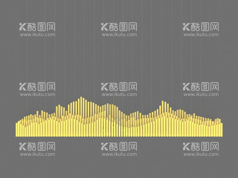 编号：88618012301609574612【酷图网】源文件下载-山形水晶灯3d模型