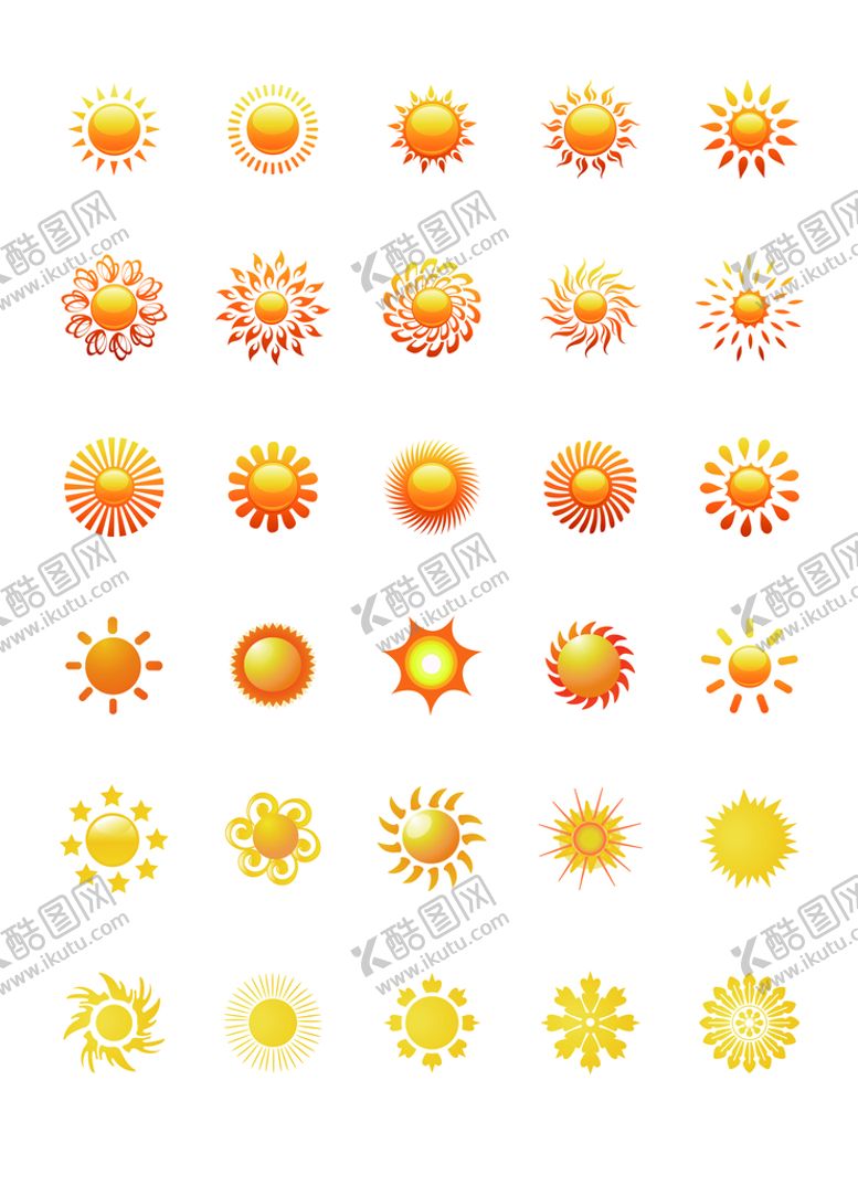 编号：41803710021249548392【酷图网】源文件下载-太阳图标