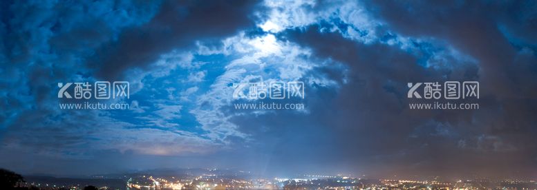 编号：39254811202000444885【酷图网】源文件下载-高清天空夜景晚霞