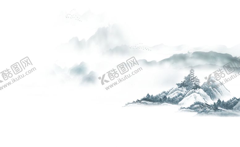 编号：64287709220625413443【酷图网】源文件下载-水墨山水