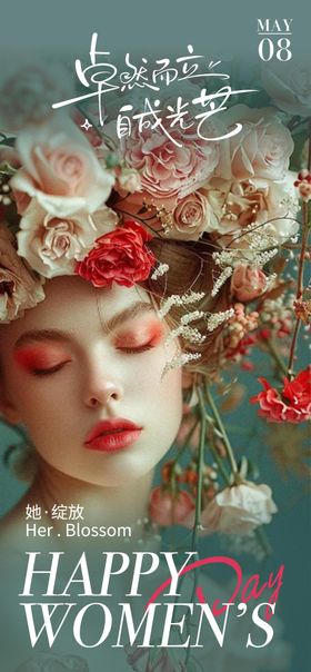 美业女神节海报