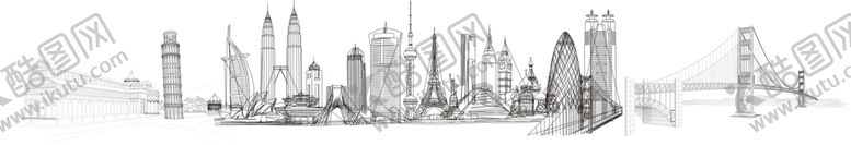 编号：30928910270719582937【酷图网】源文件下载-城市线条
