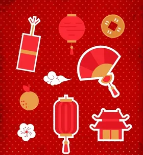 红色素材