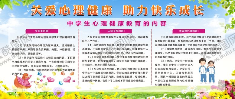 编号：86927401150330455998【酷图网】源文件下载-心理健康宣传栏