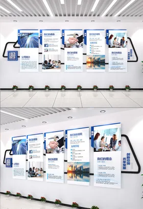 企业文化墙展板历程宣传栏