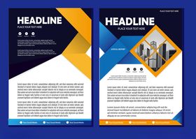 商务风城市建筑宣传海报