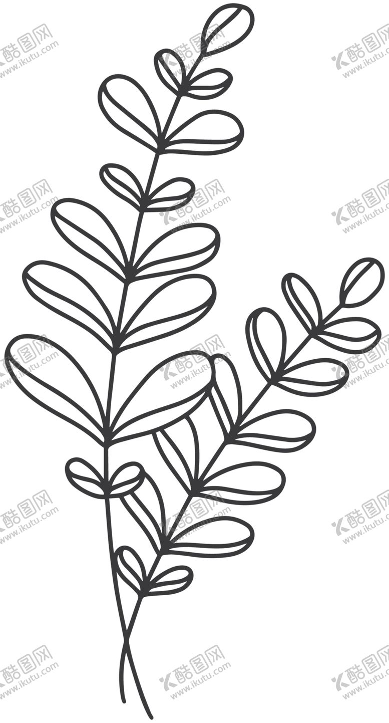 编号：98346503150047179233【酷图网】源文件下载-手绘植物