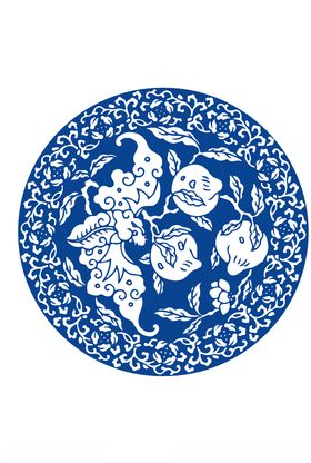 青花纹理