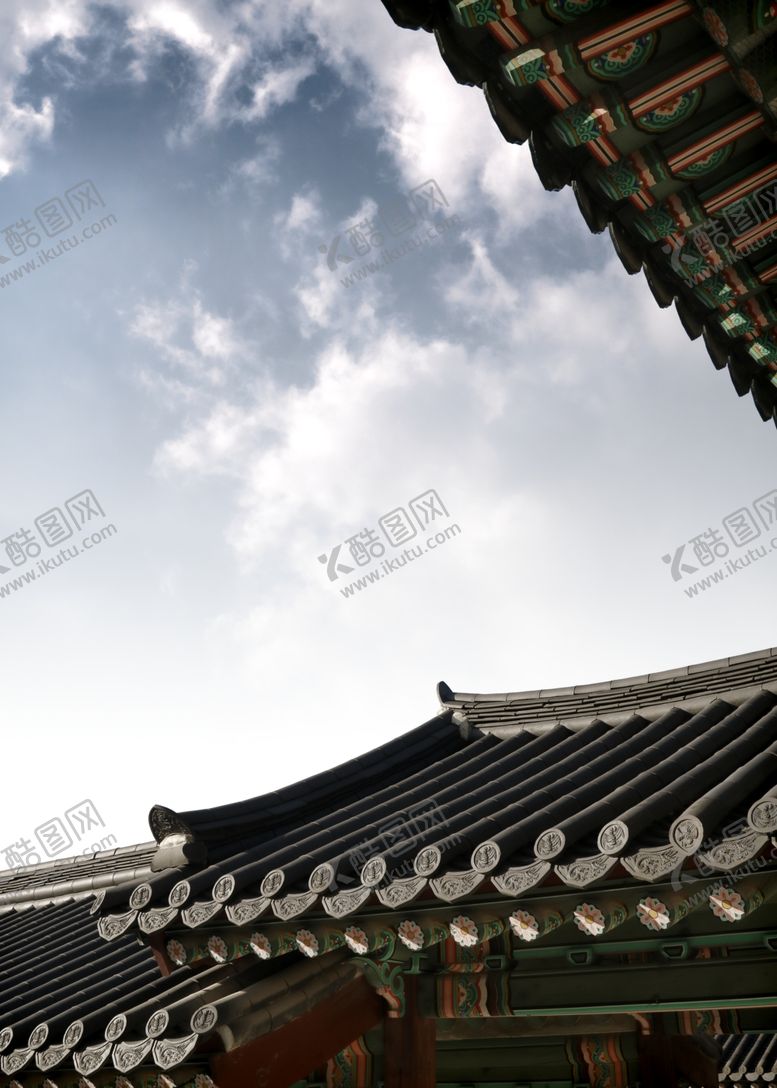 编号：16414010141511455392【酷图网】源文件下载-中式传统建筑风景