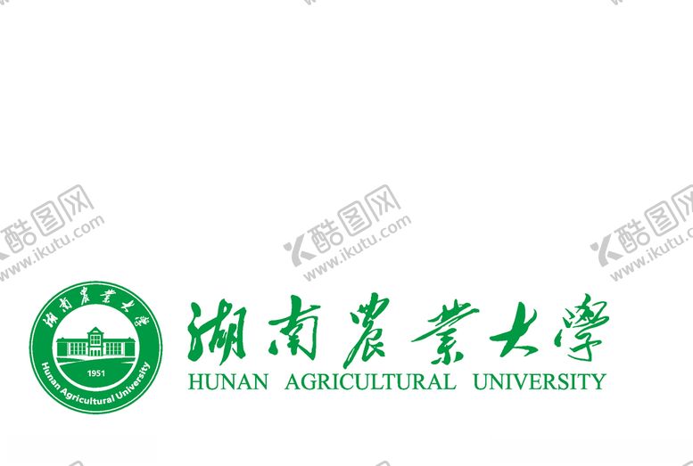 编号：89702603141002158153【酷图网】源文件下载-湖南农业大学校徽