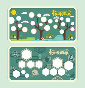 编号：60642710280754428441【酷图网】源文件下载-校园文化墙