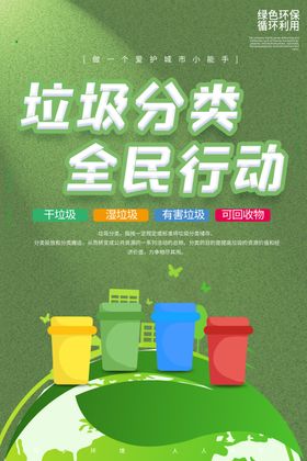 垃圾分类海报指南指引生活