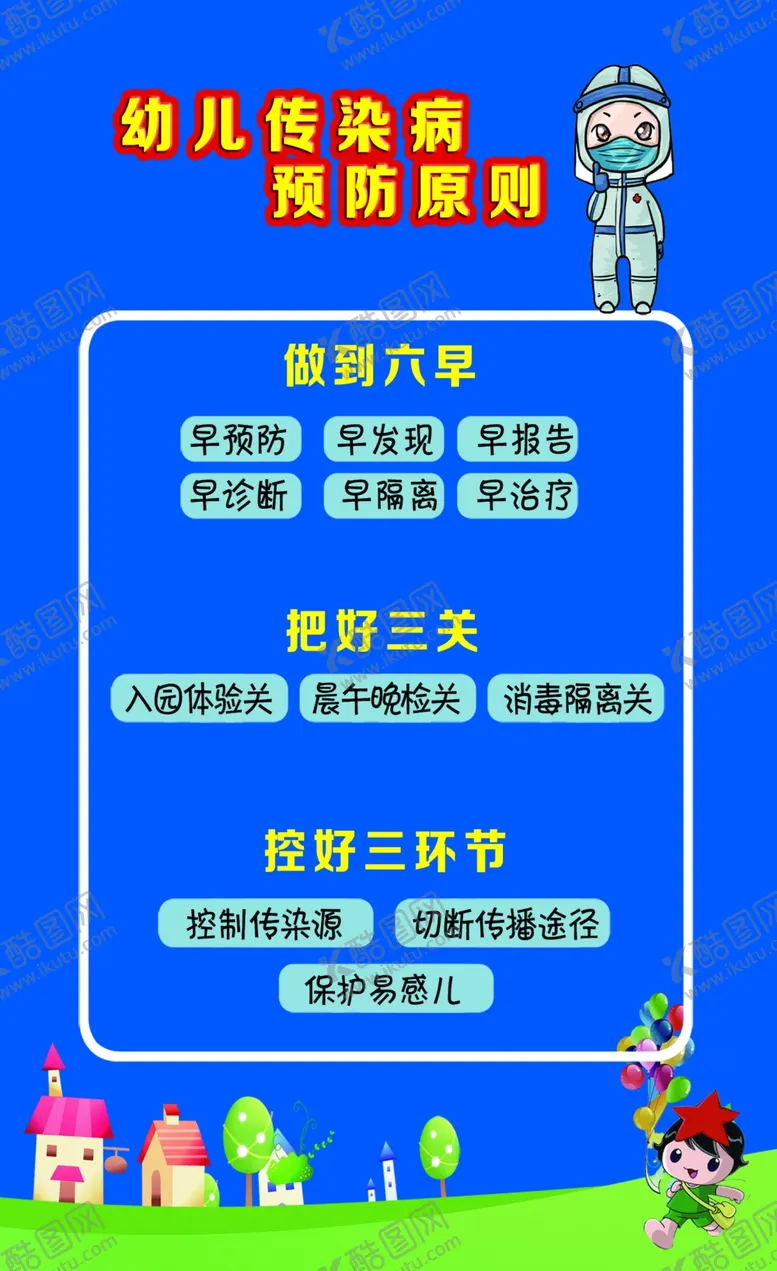 编号：93036106290814495224【酷图网】源文件下载-幼儿传染病预防原则