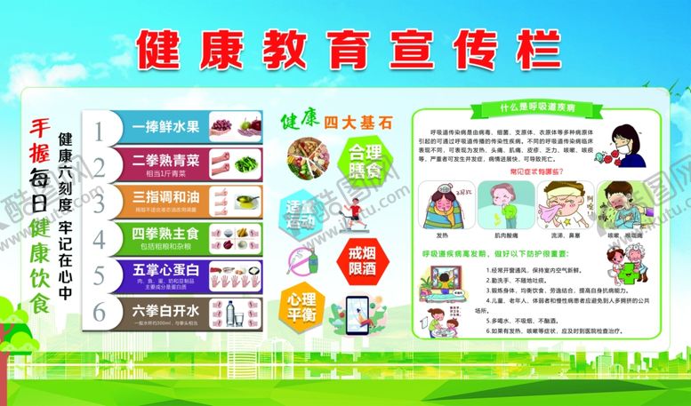 编号：31068102210020531514【酷图网】源文件下载-健康教育宣传栏