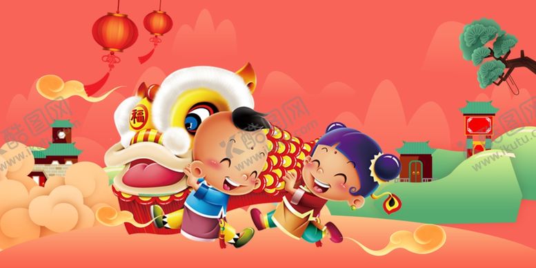 编号：32880307061709227701【酷图网】源文件下载-新年背景