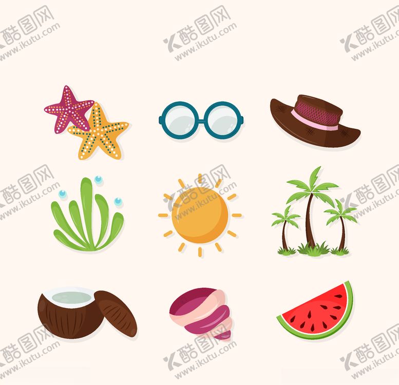 编号：74204009280346216606【酷图网】源文件下载-夏日元素