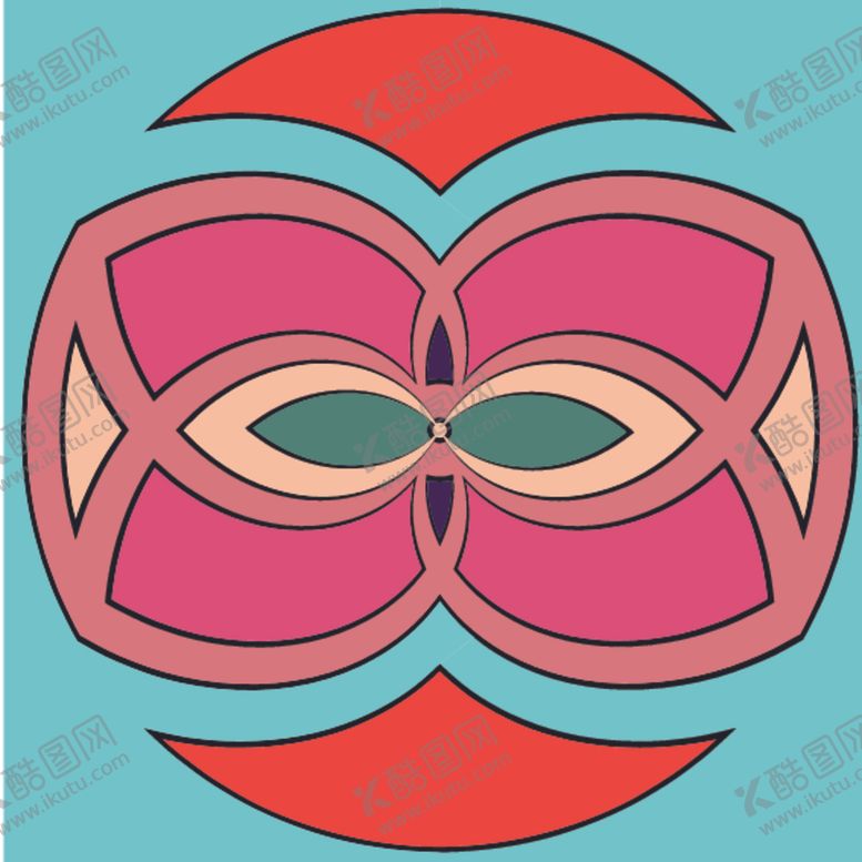 编号：95090410010247212603【酷图网】源文件下载-波西米亚风格花纹图案