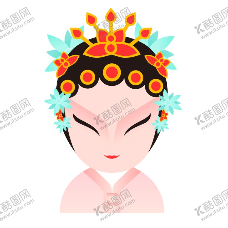 编号：52400612270942418587【酷图网】源文件下载-戏曲人物PNG 戏曲元素 京剧
