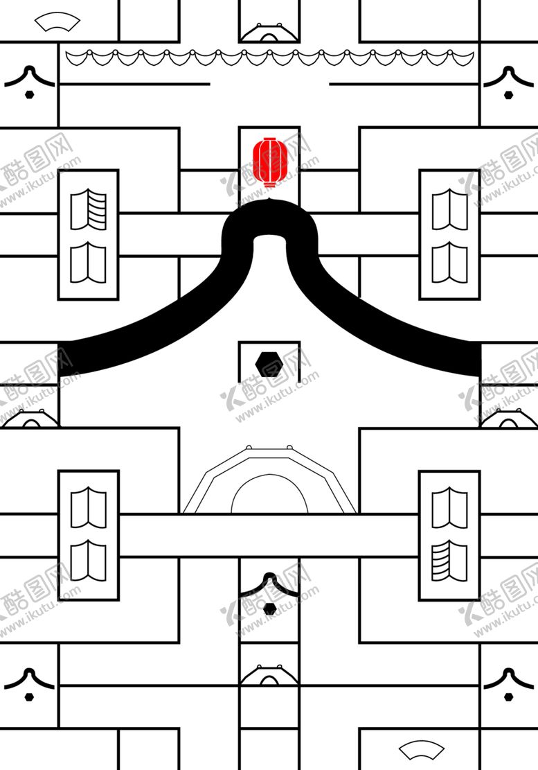 编号：73224901131404319789【酷图网】源文件下载-矢量多元素图案屋