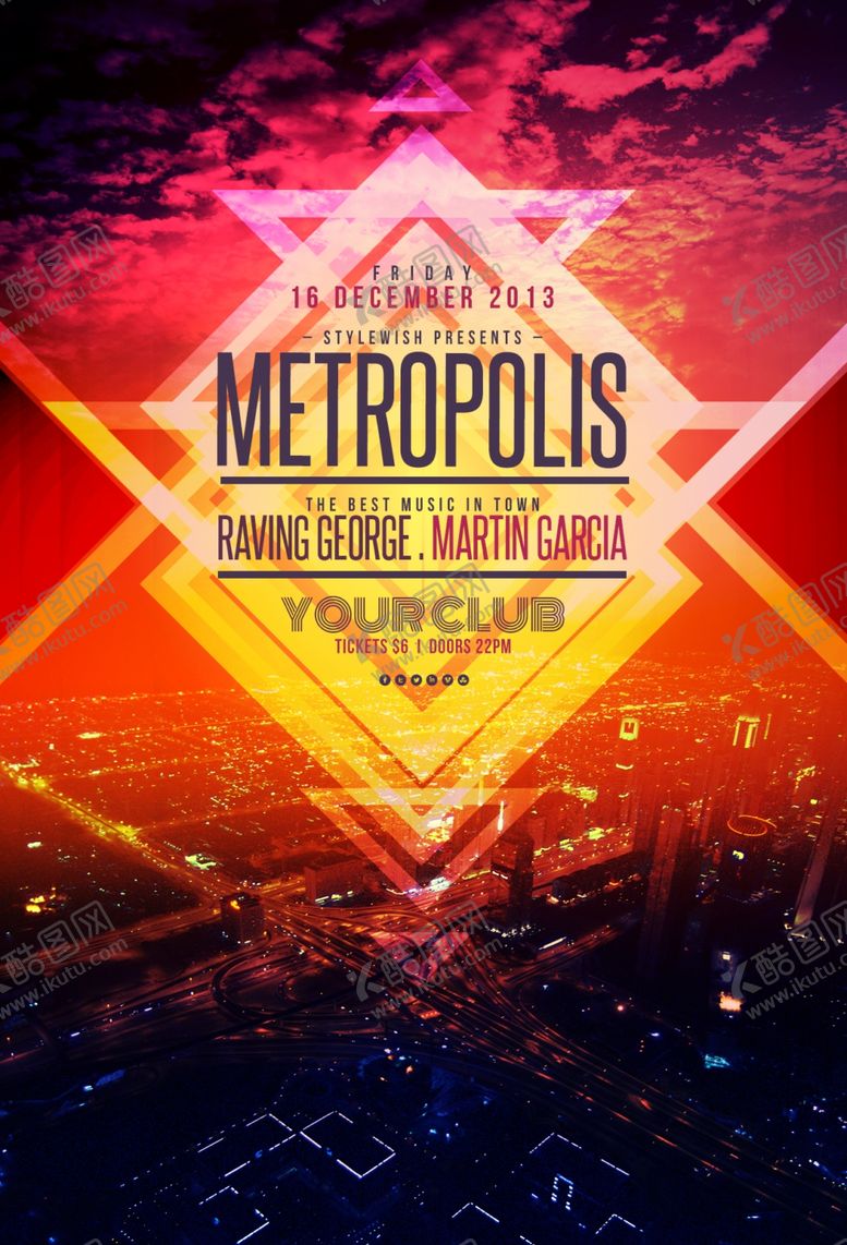 编号：66959610031807493562【酷图网】源文件下载-黄昏城市