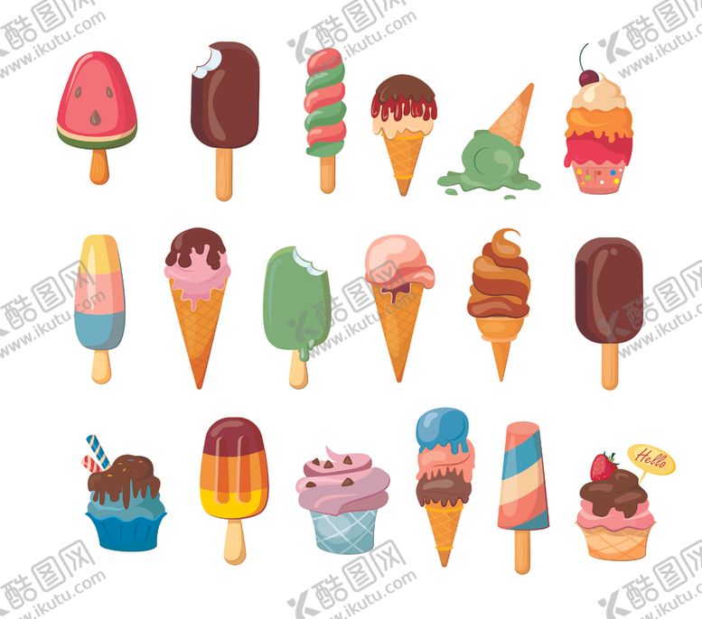 编号：61525909131959409722【酷图网】源文件下载-雪糕图片