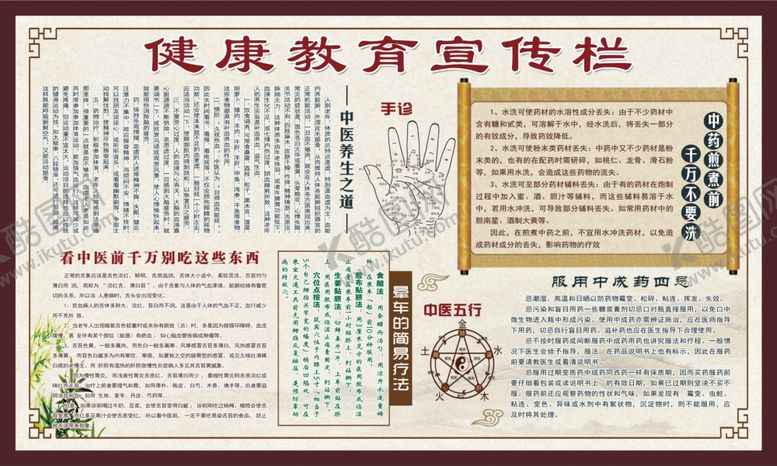 编号：45079712191111509022【酷图网】源文件下载-健康宣传栏
