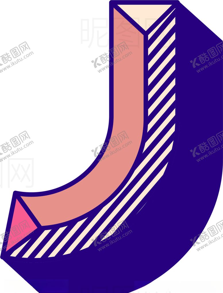 编号：42411410211411378151【酷图网】源文件下载-字母J
