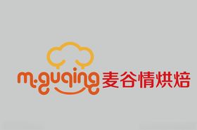 麦谷情烘焙店logo