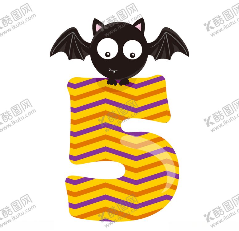 编号：49365810120904474164【酷图网】源文件下载-手绘儿童卡通阿拉伯数字素材