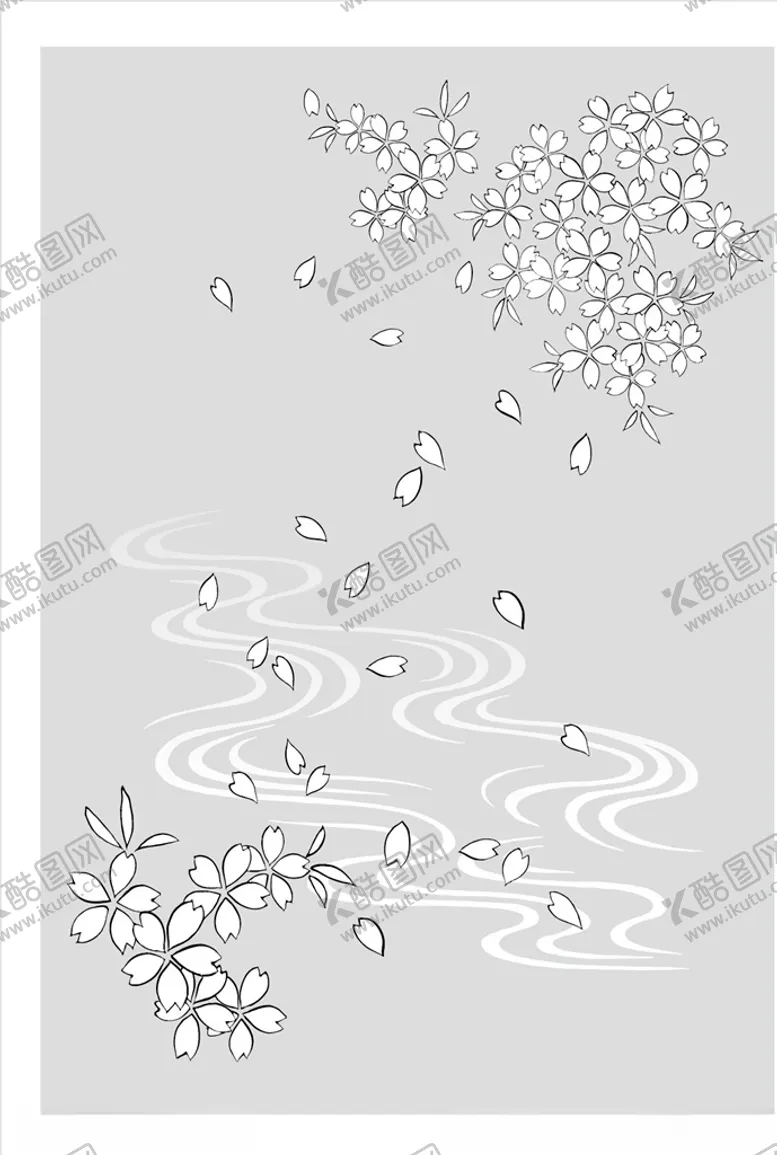 编号：22121307042031488993【酷图网】源文件下载-线描花朵