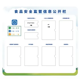 食堂信息公开栏