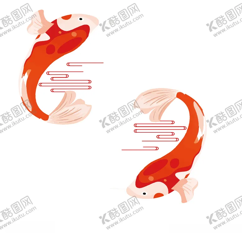 编号：74863004202223038104【酷图网】源文件下载-国潮风锦鲤