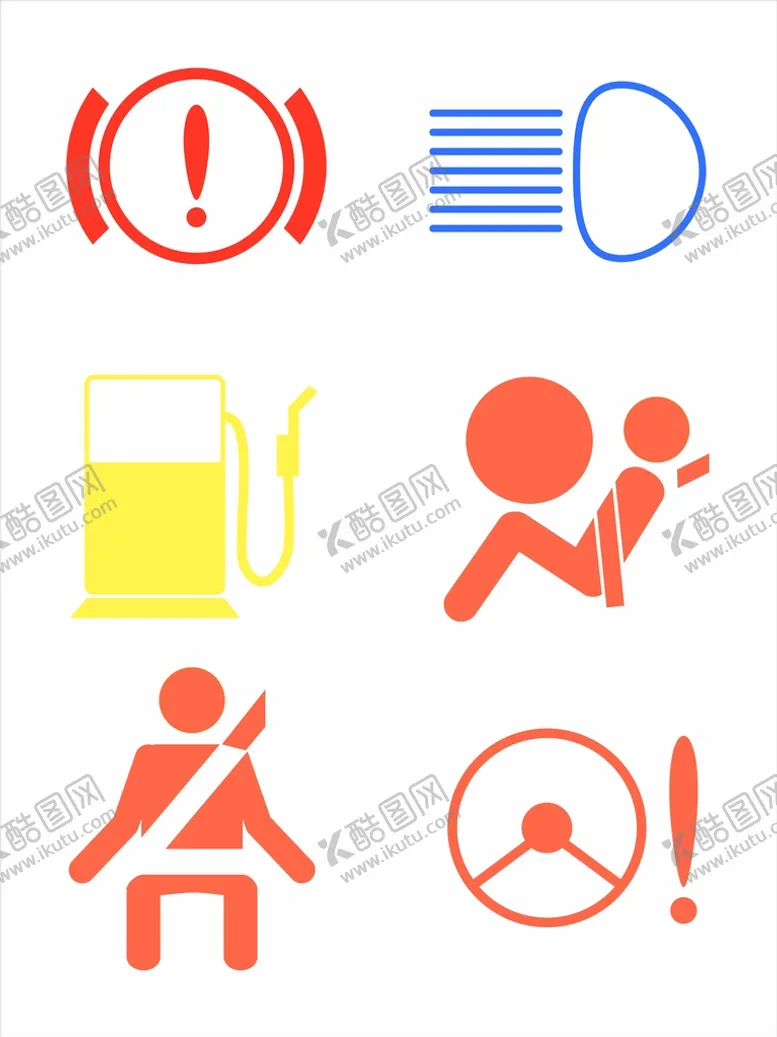编号：64178510160305215623【酷图网】源文件下载-车仪表盘上图标