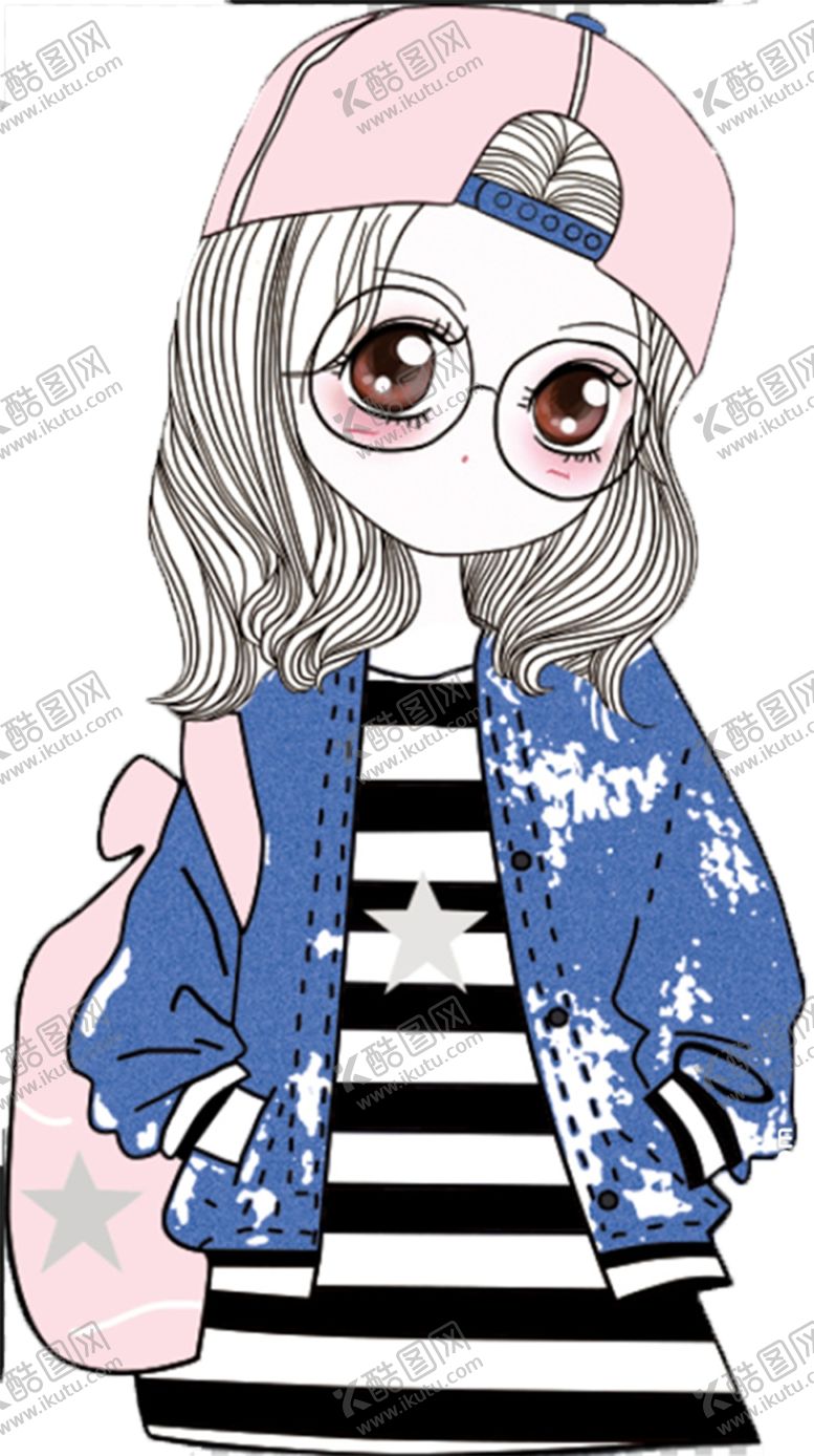 编号：86177810112211502387【酷图网】源文件下载-卡通少女