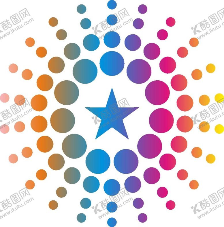 编号：57273501131640152593【酷图网】源文件下载-圆点星星图
