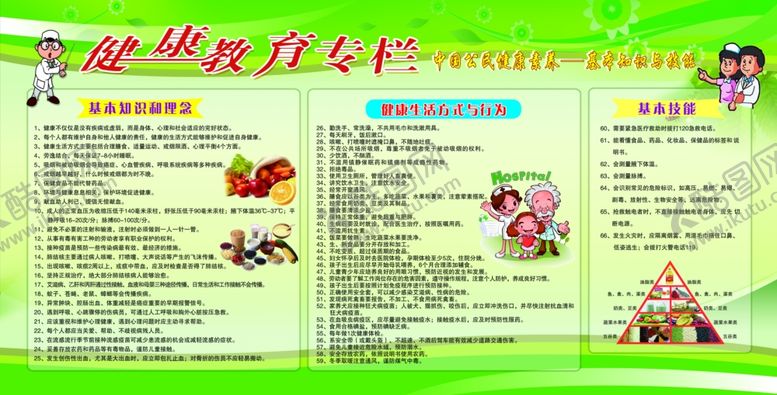 编号：60343809250209416962【酷图网】源文件下载-健康教育宣传栏