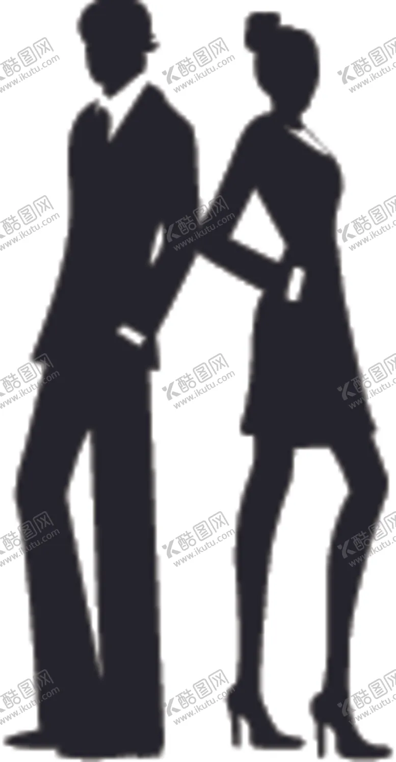 编号：35155304240202557026【酷图网】源文件下载-商务人士剪影