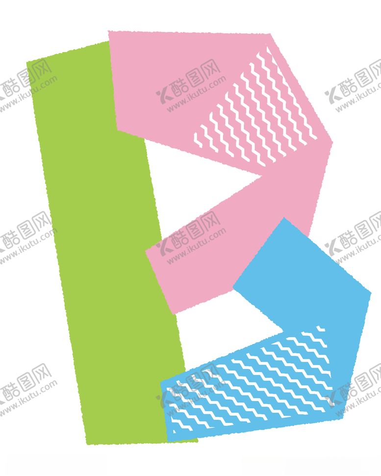 编号：83268610251418569043【酷图网】源文件下载-扁平化拼色矢量英文字母