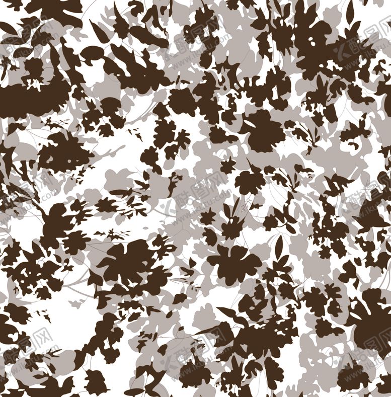 编号：96420204011337347808【酷图网】源文件下载-黑白花