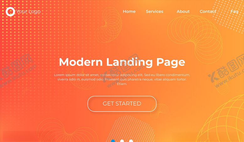 编号：29481710050743381519【酷图网】源文件下载-黄橙背景