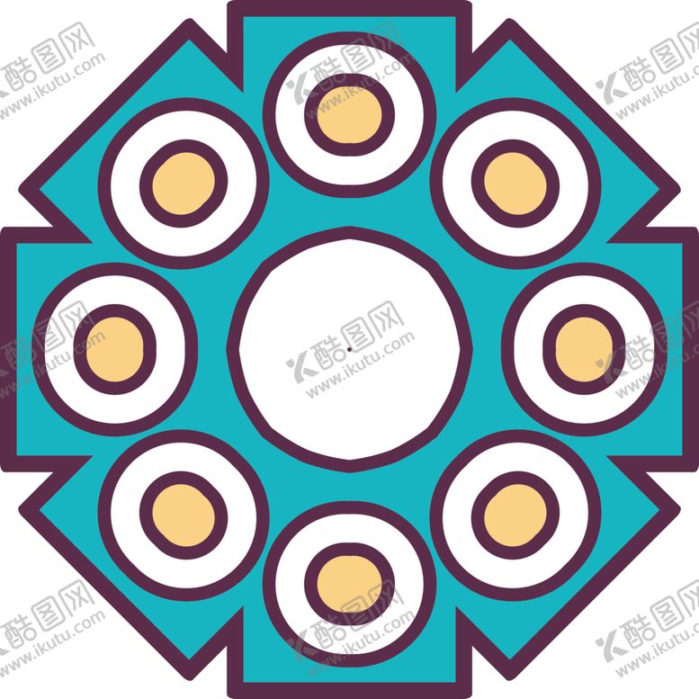 编号：55208209250547554071【酷图网】源文件下载-复古花纹图案